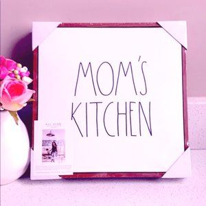 Kitchen Wood Frame Farmhouse Canvas